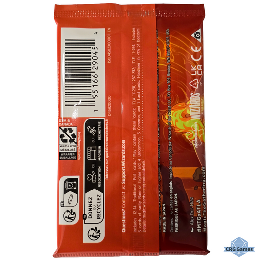 Magic: the Gathering Avatar: The Last Airbender - Collector Booster Pack - TLA