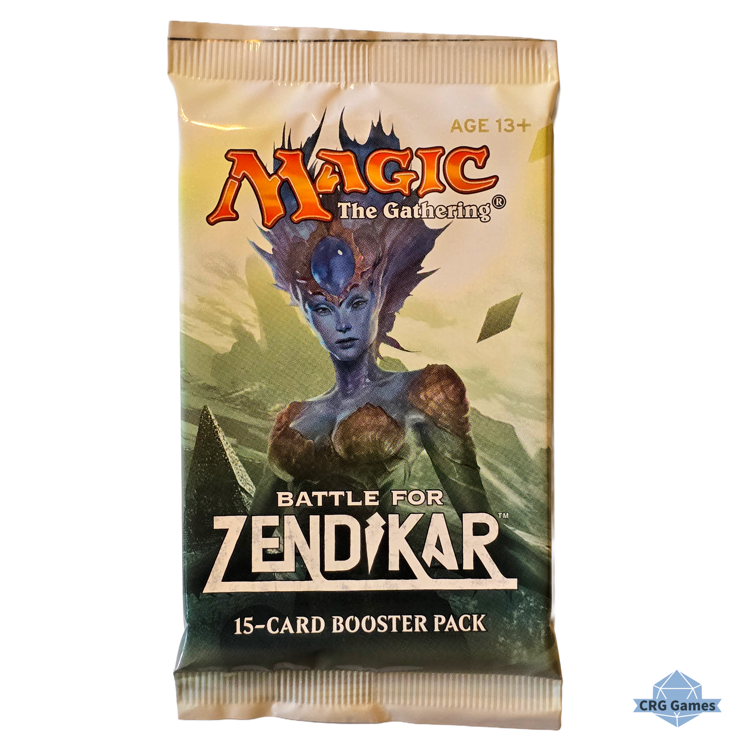 Booster pack of 'Magic: The Gathering - Battle for Zendikar' on a white background