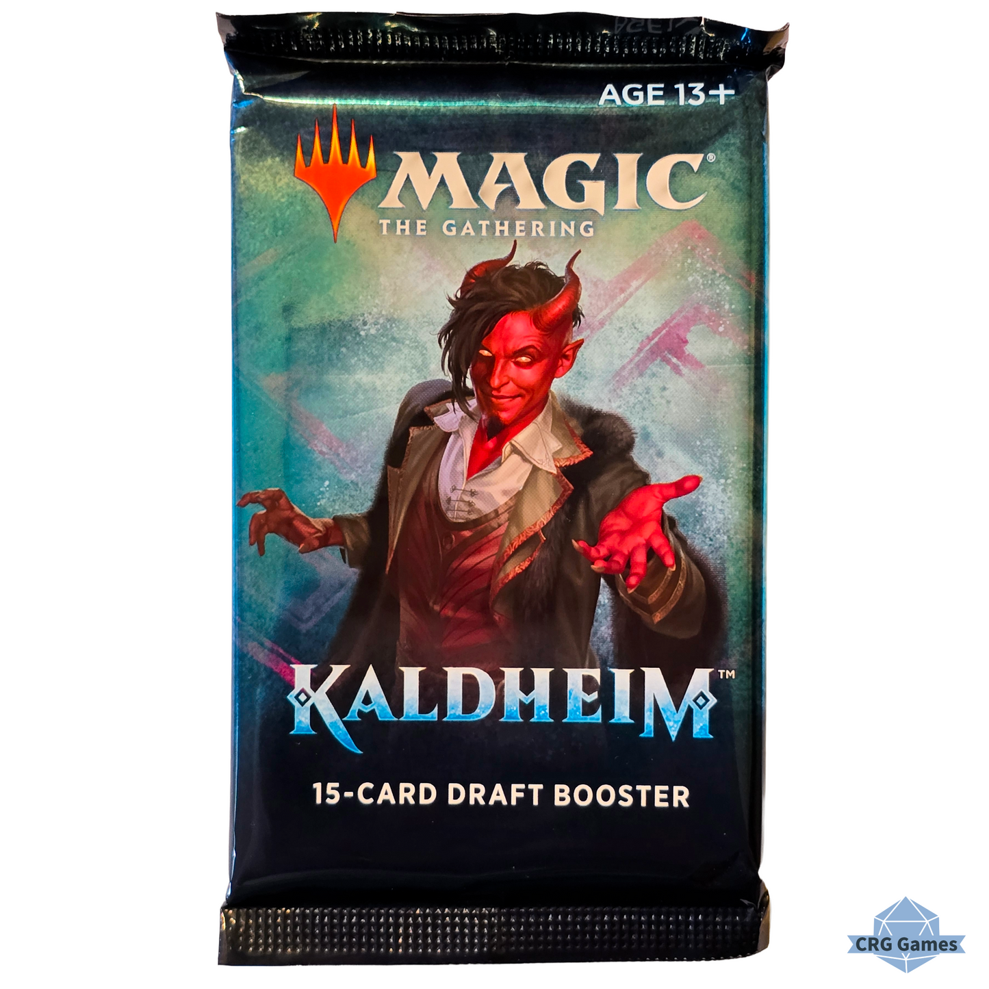 MAGIC: THE GATHERING Kaldheim 15-Card Draft Booster pack on a white background