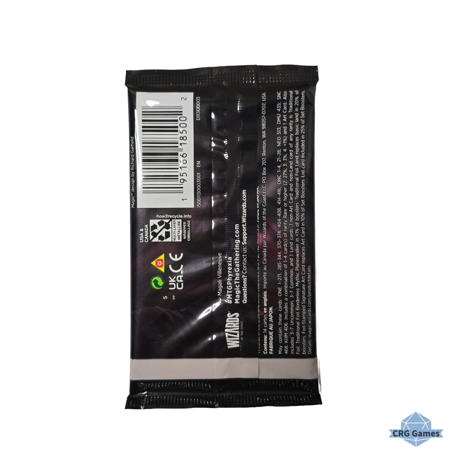 Rear of Phyrexia All Will Be One Set Booster Pack