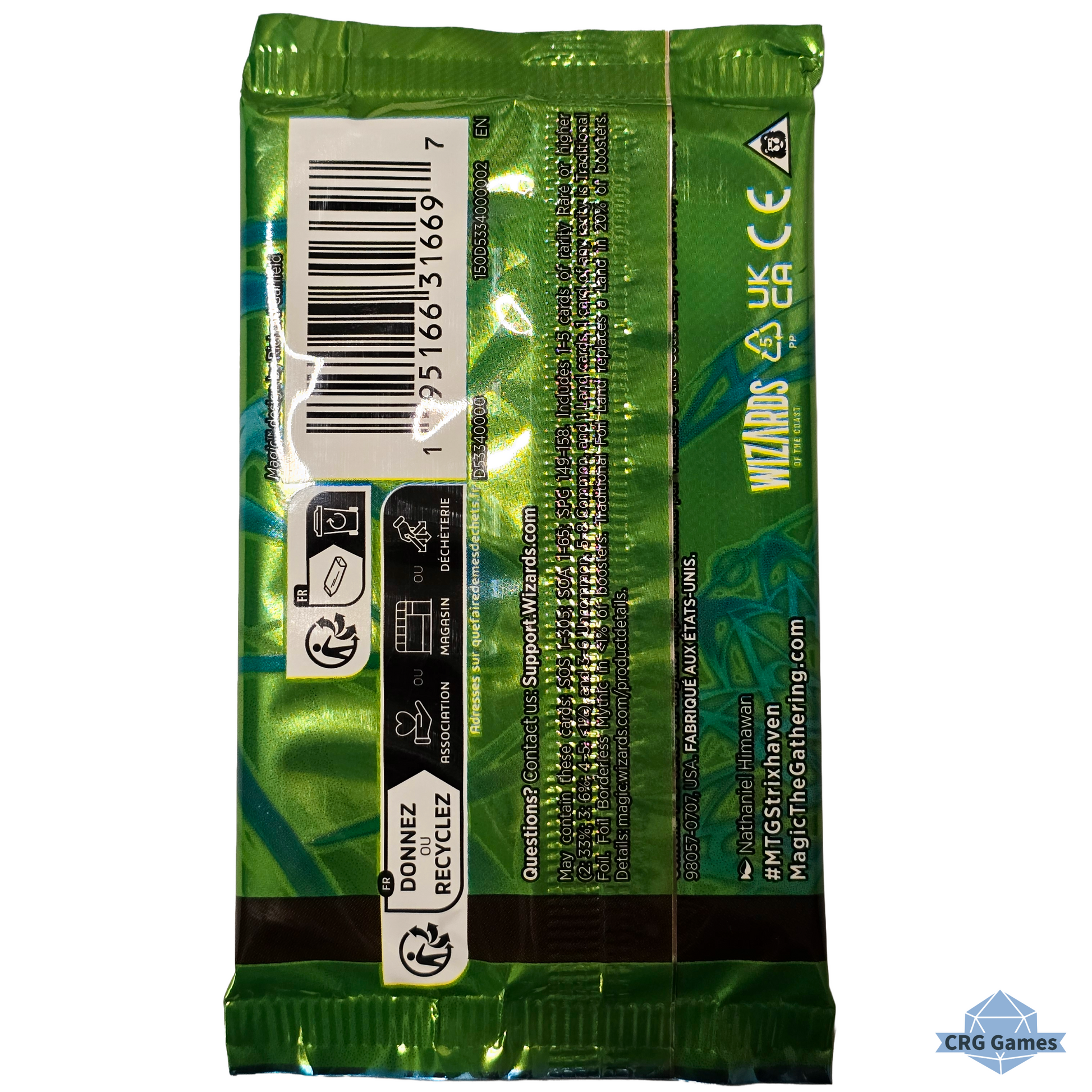 secrets of strixhaven play booster pack rear