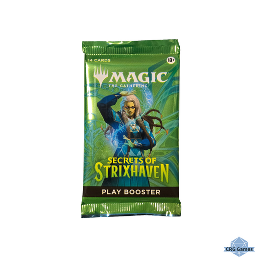 Magic The Gathering Secrets of Strixhaven Play Booster Pack Sealed Front