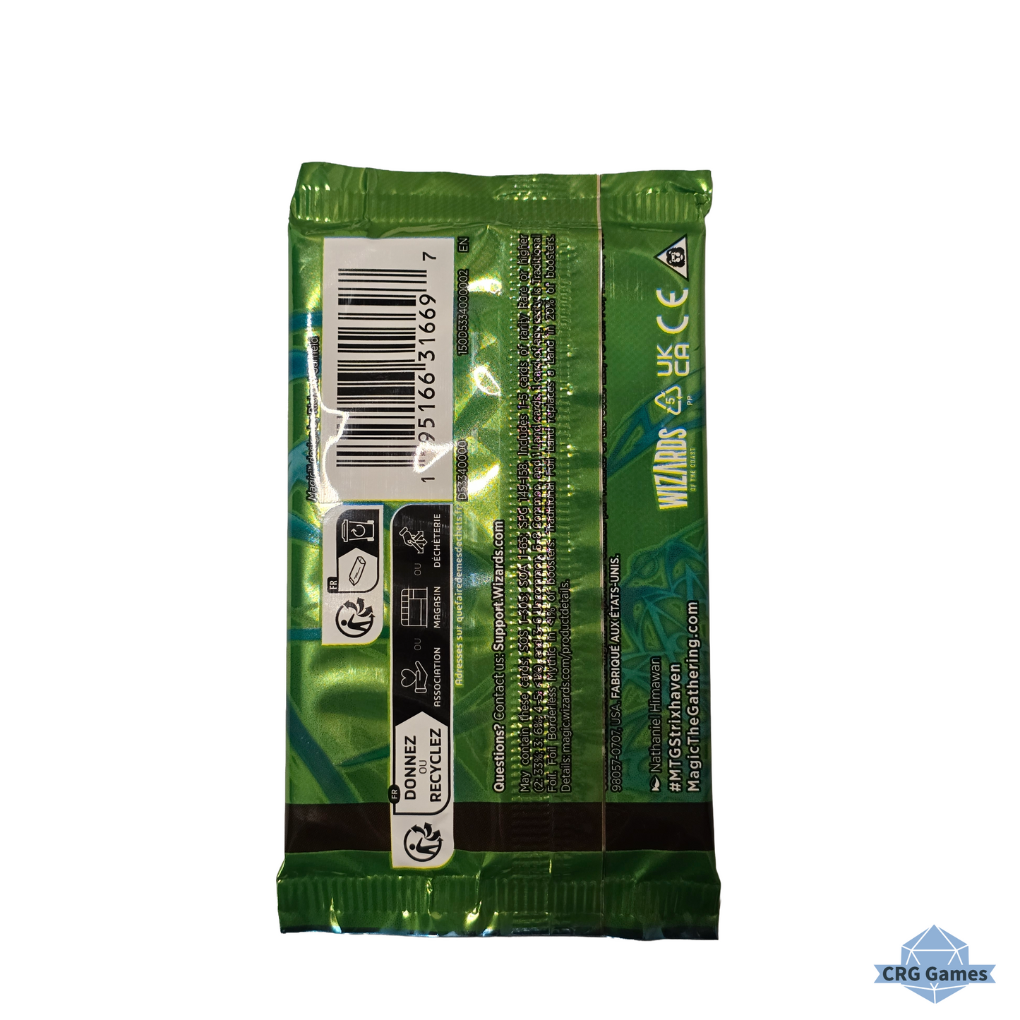 Magic The Gathering Secrets of Strixhaven Play Booster Pack Sealed Rear
