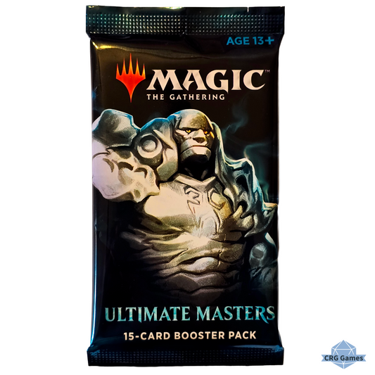 MAGIC: THE GATHERING Ultimate Masters booster pack on a white background