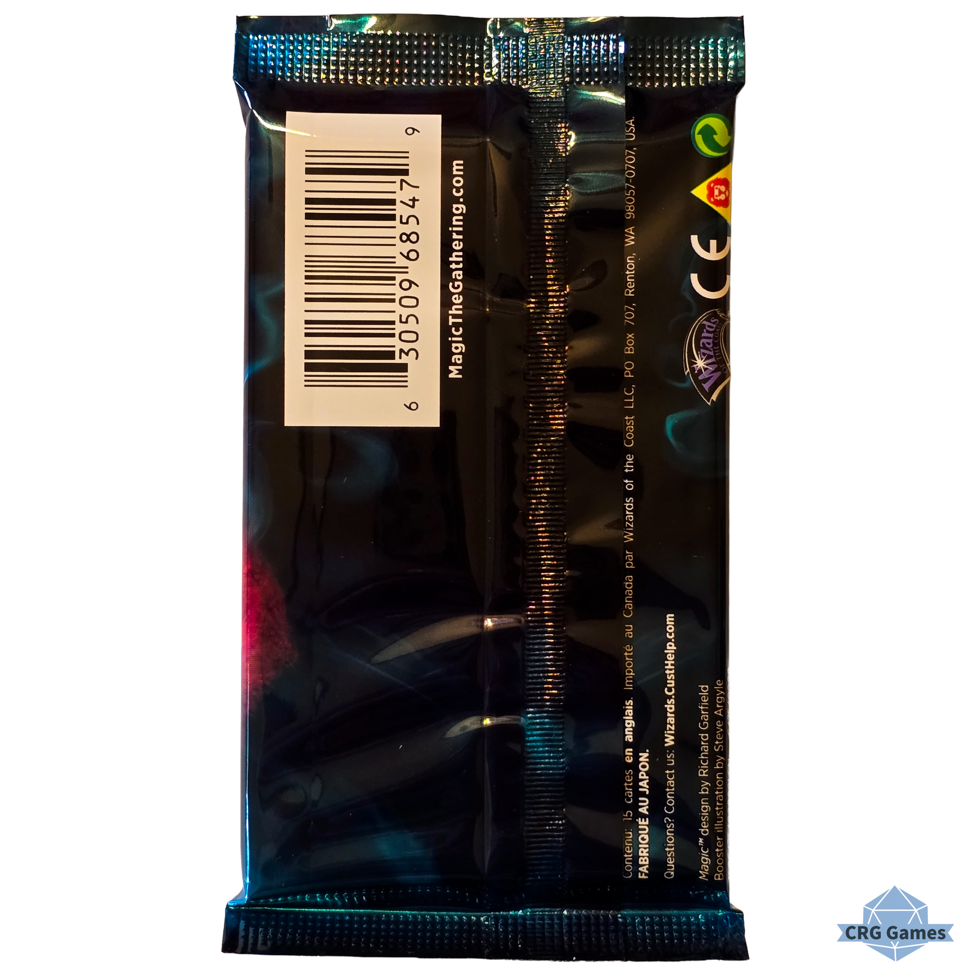 Rear of ultimate masters booster pack